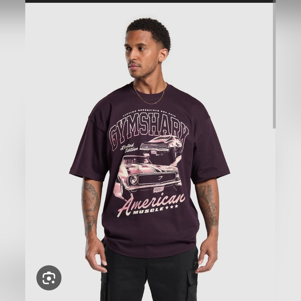 Gymshark American Muscle T-Shirt - MENS XS